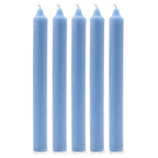 Velas a granel de color sólido - Azul marino rústico - Paquete de 10
