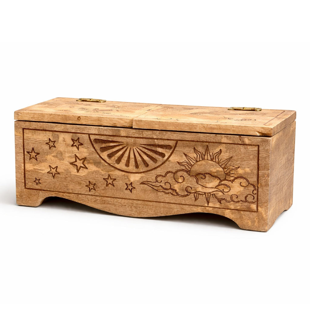 Caja de Tarot de Madera con Compartimentos ( 12 fabulosos modelos diferentes )