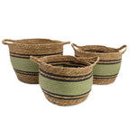Cestas de Hoja de Plátano y Hierba Marina