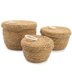 Cestas de Hoja de Plátano y Hierba Marina
