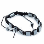Pulsera Magnética de Hematita Estilo Shamballa – Ajustable ( 12 modelos )