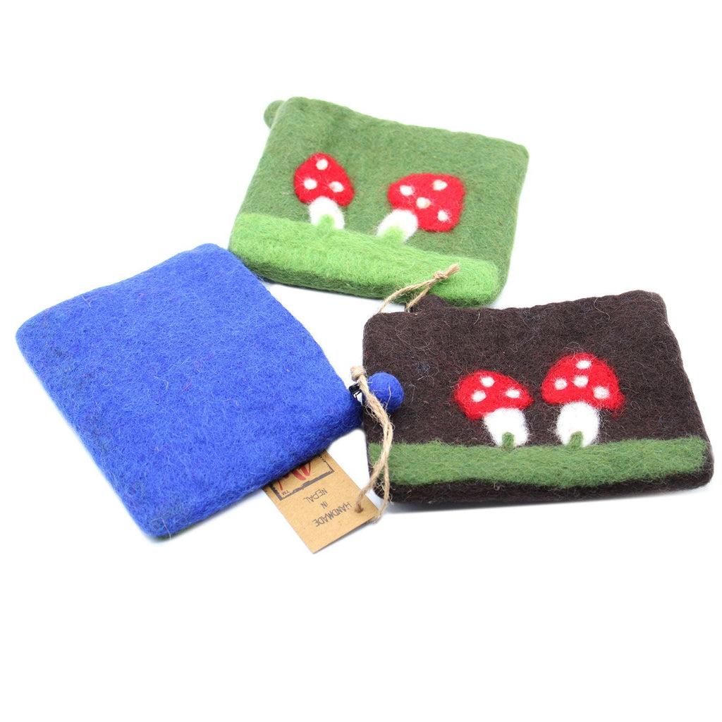 Bolsos y Estuches (15cm-12cm) de Fieltro Natural ( 20 modelos )