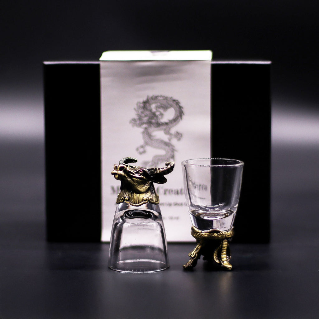 Set de Regalo Vasos de Chupito y Whisky · Criaturas Místicas ( 6 modelos )