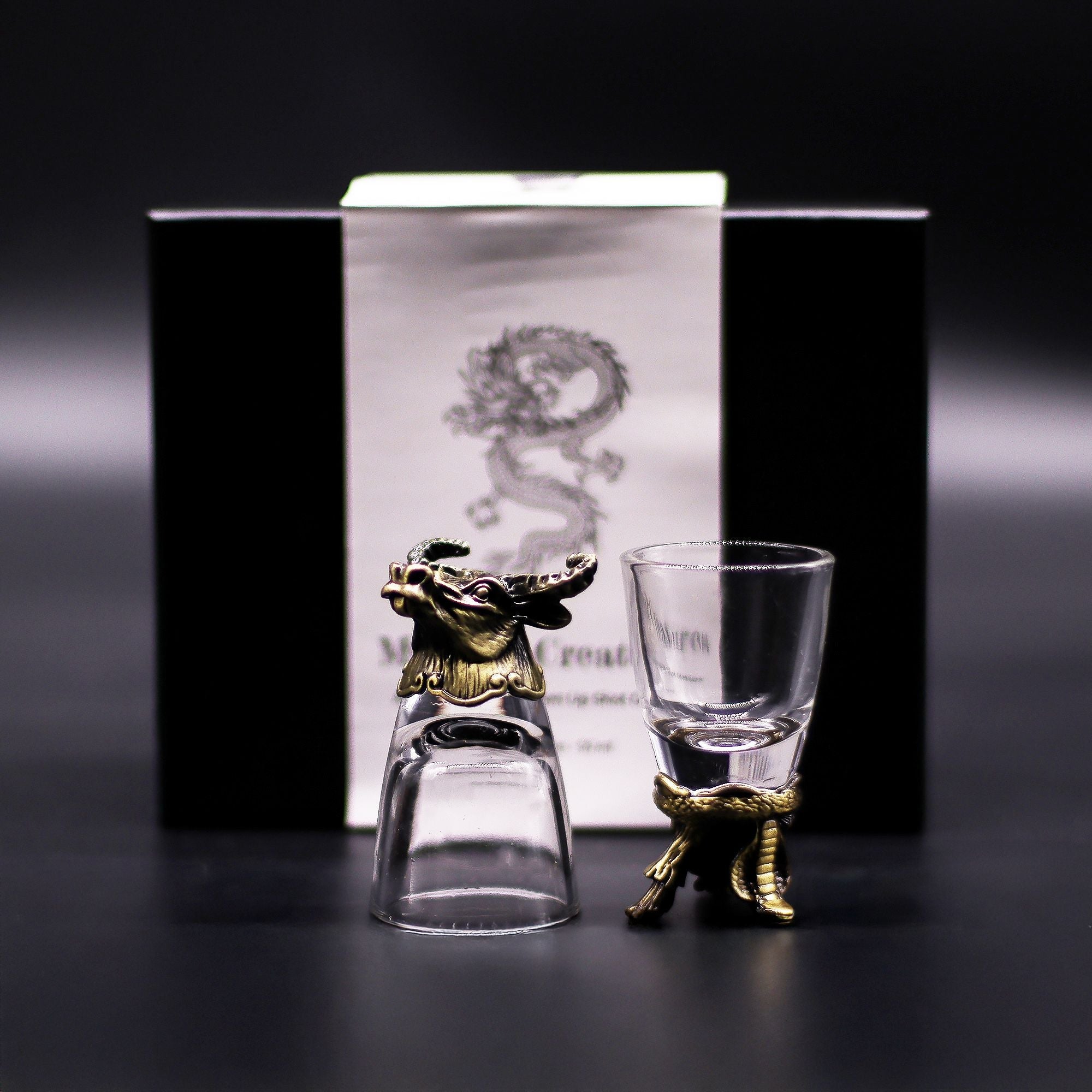 Set de Regalo Vasos de Chupito y Whisky · Criaturas Místicas ( 6 modelos )