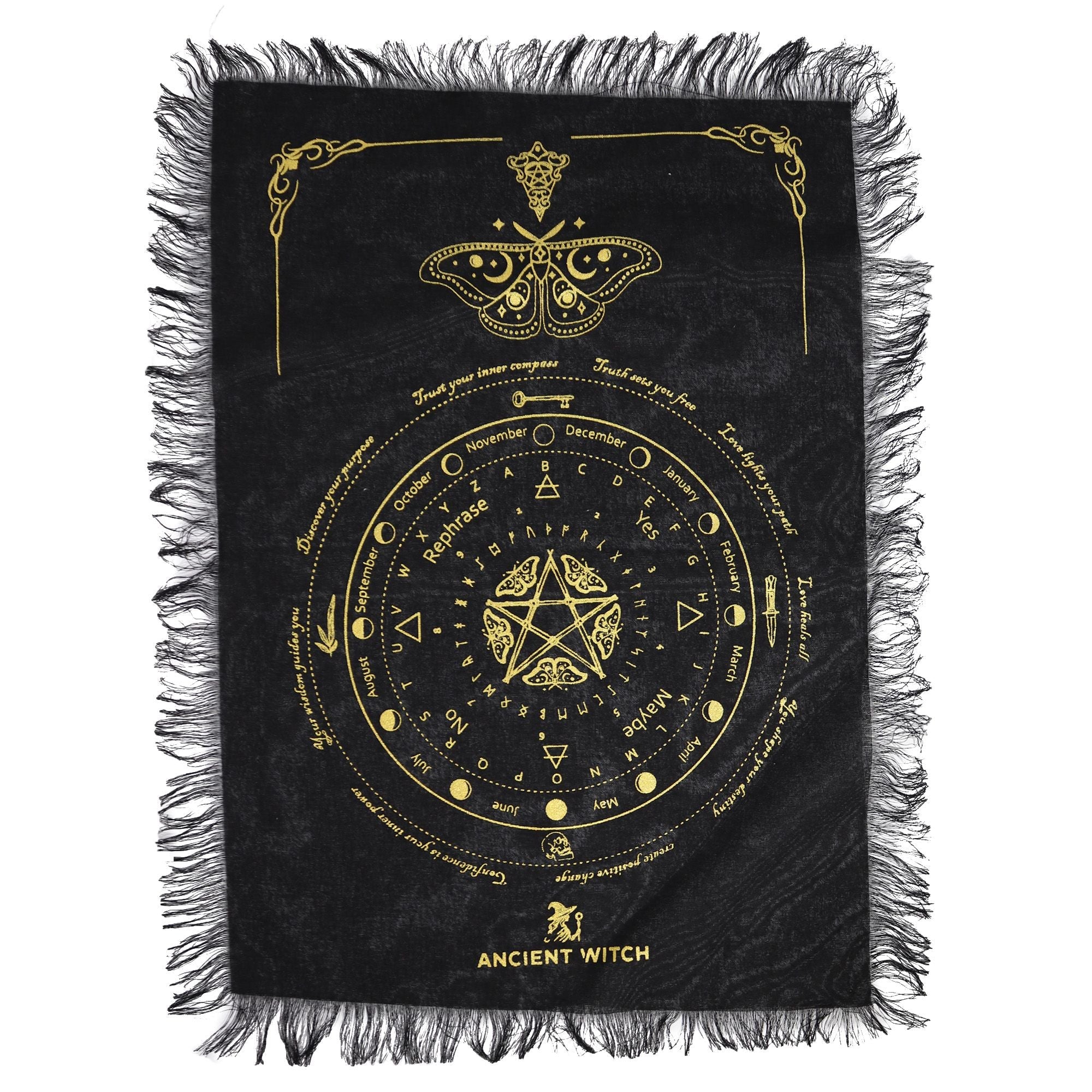 Paño Ritual y de Adivinación Ancient Witch (Algodón 30x46,5 cm)( 8 modelos )