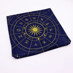 Paño para lectura de Tarot - Zodiaco ( 75x75 cm )