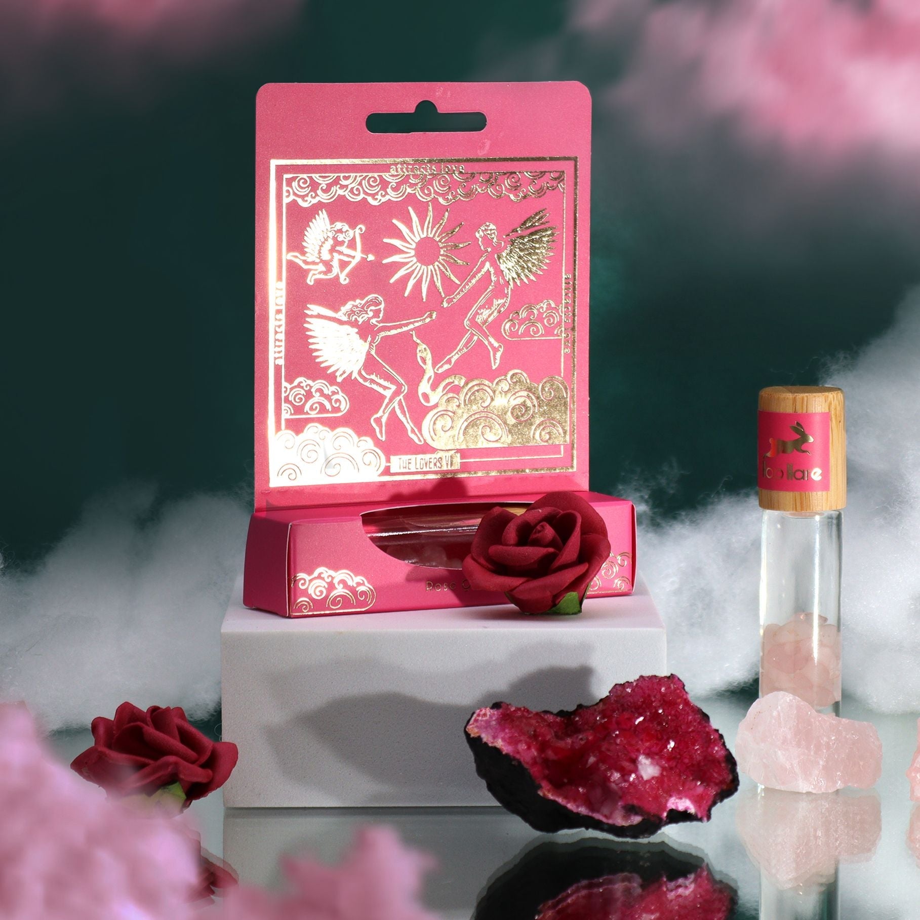 HH Tarot Roll-On de Aceite Esencial con Piedras Preciosas ( 7 modelos )