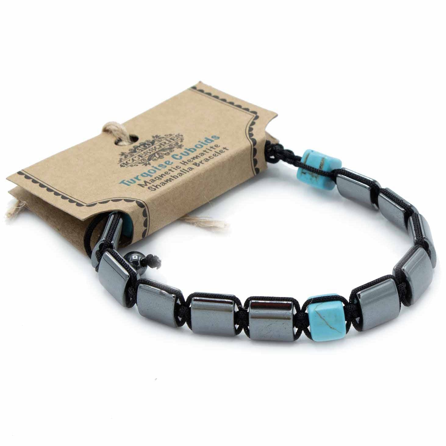 Pulsera Magnética de Hematita Estilo Shamballa – Ajustable ( 12 modelos )