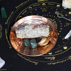 Plato de cobre para ofrendas - Flor de la Vida