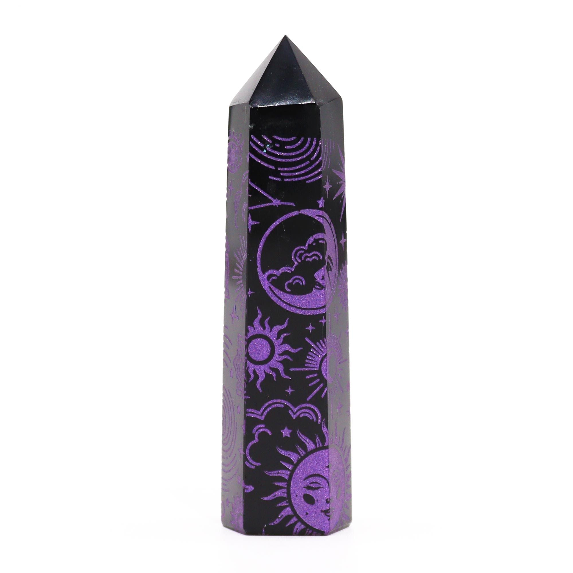 Punta de Obsidiana Negra Natural ( 5 modelos )