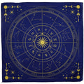 Paño para lectura de Tarot - Zodiaco ( 75x75 cm )