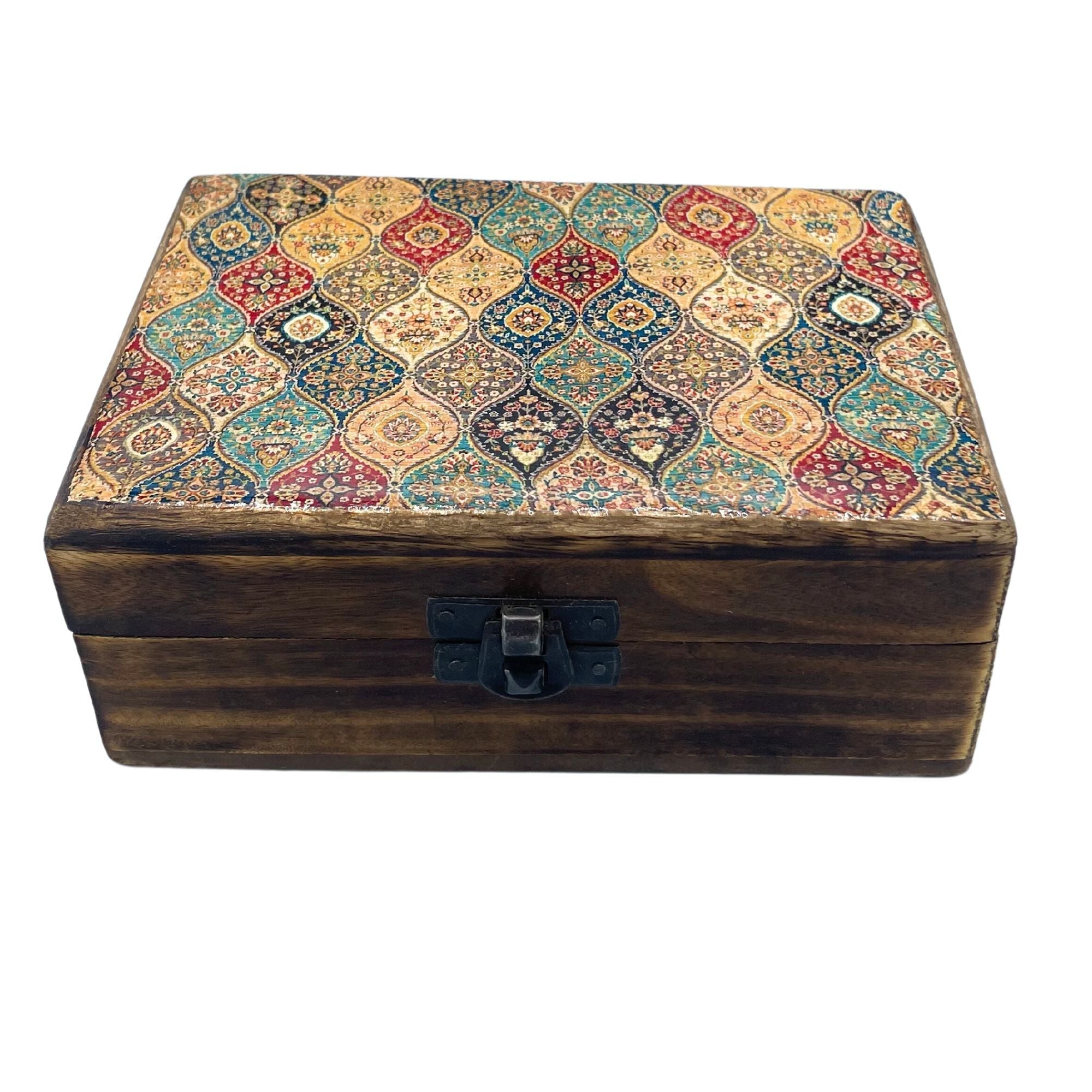 Caja de Madera con Acabado Cerámico (Artesanal) ( 22 modelos diferentes )