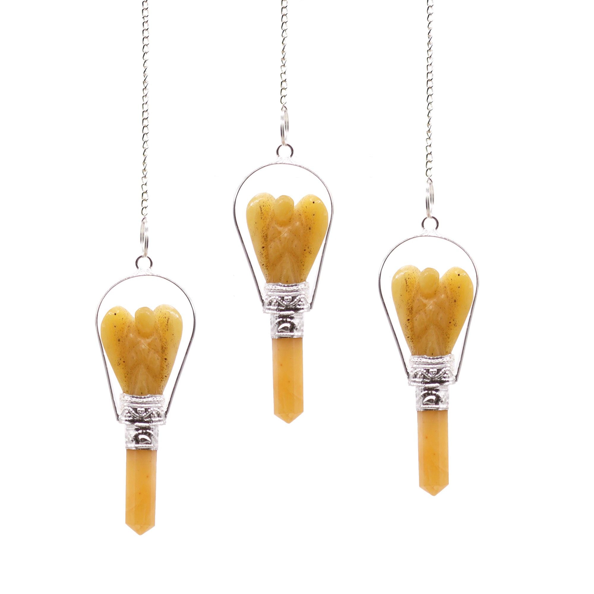 Péndulos Especiales de Cristal Natural ( 8 modelos diferentes )