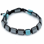 Pulsera Magnética de Hematita Estilo Shamballa – Ajustable ( 12 modelos )