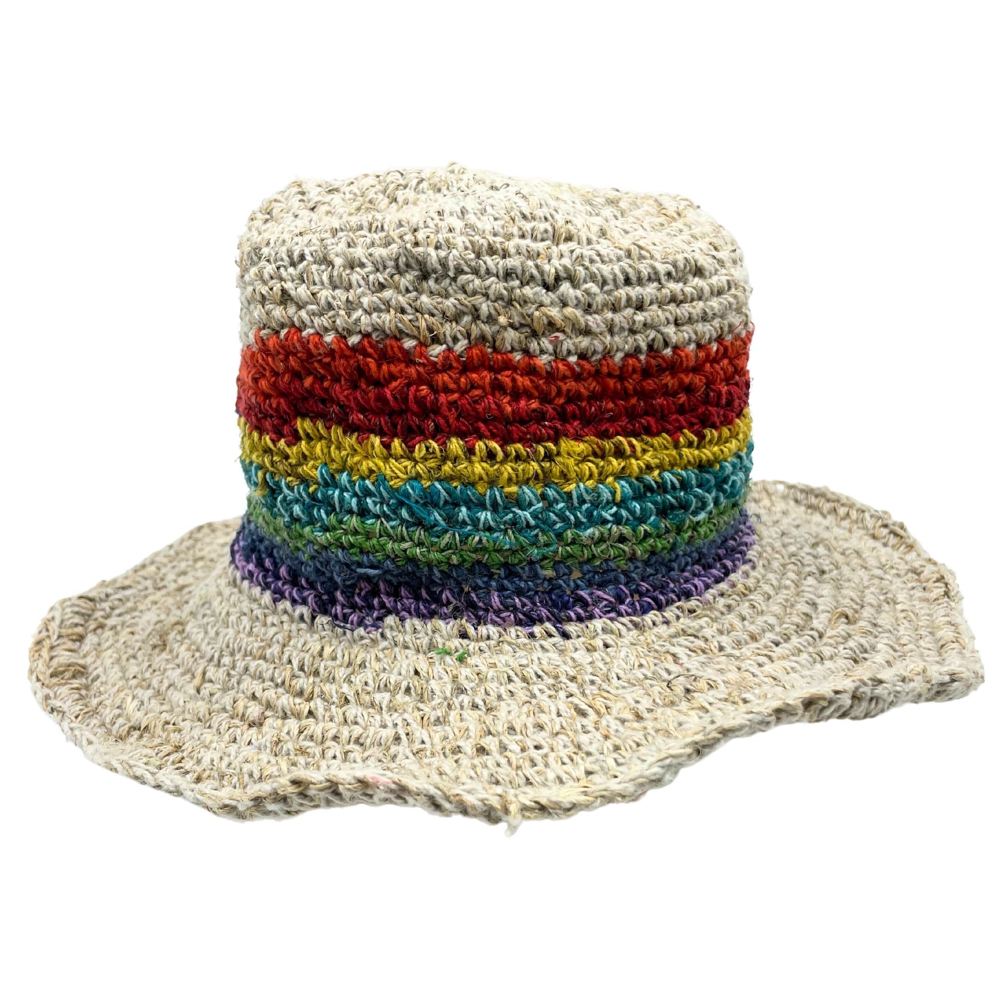 Sombrero de Festival Boho de Cáñamo y Algodón ( 6 modelos )