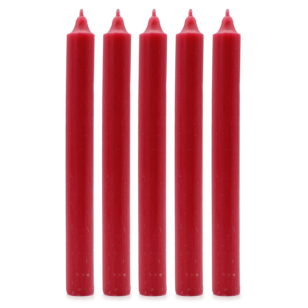 Velas a granel color sólido - Rústico - Paquete de 10 ( 15 colores )