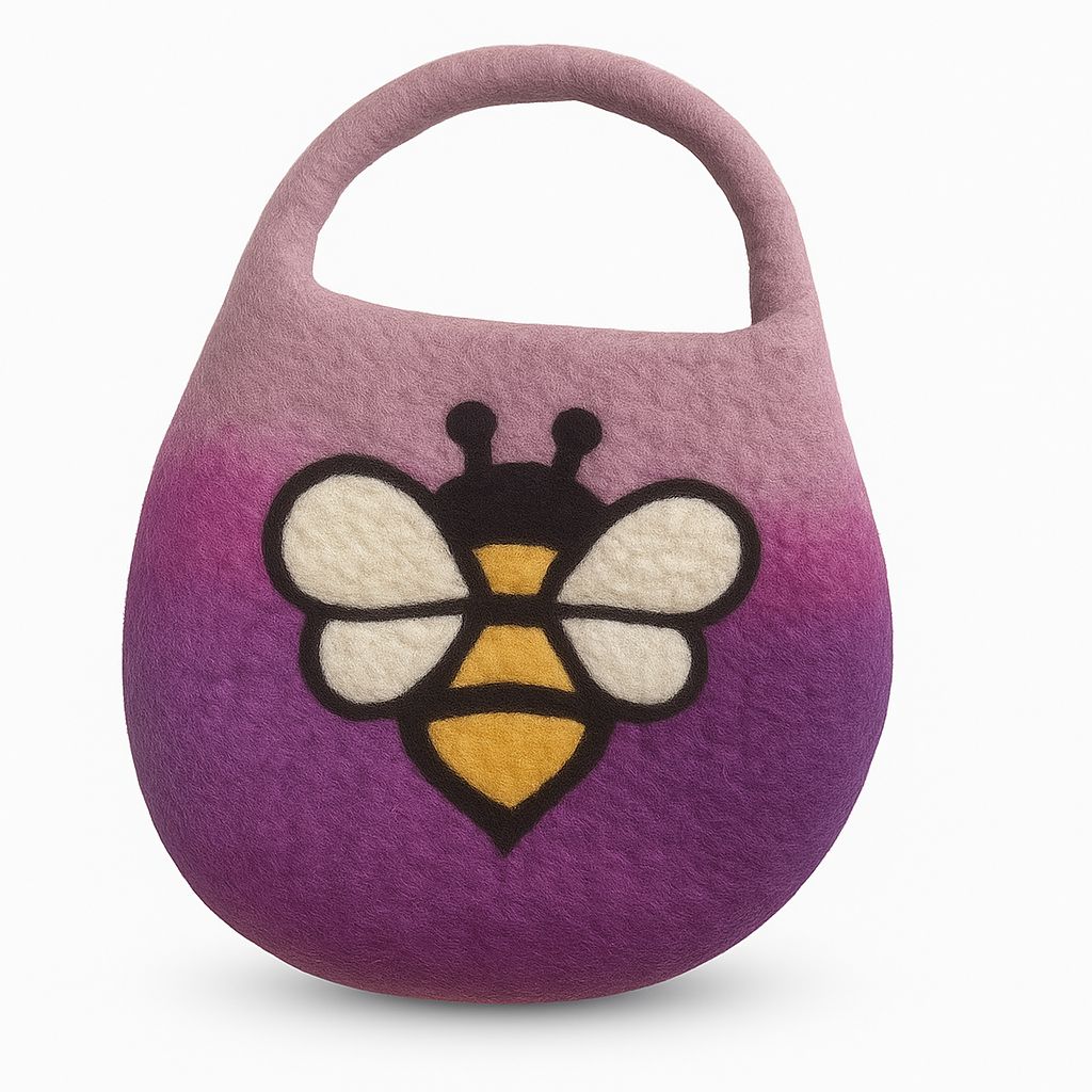 Bolsos y Estuches (15cm-12cm) de Fieltro Natural ( 20 modelos )