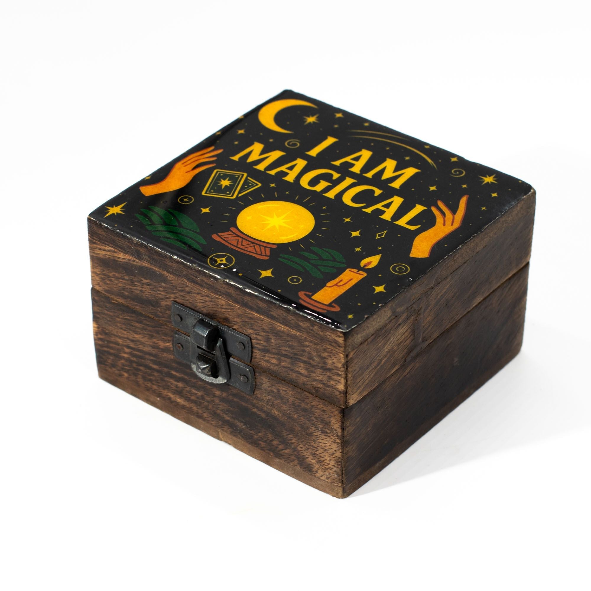 Caja de Madera con Acabado Cerámico (Artesanal) ( 22 modelos diferentes )