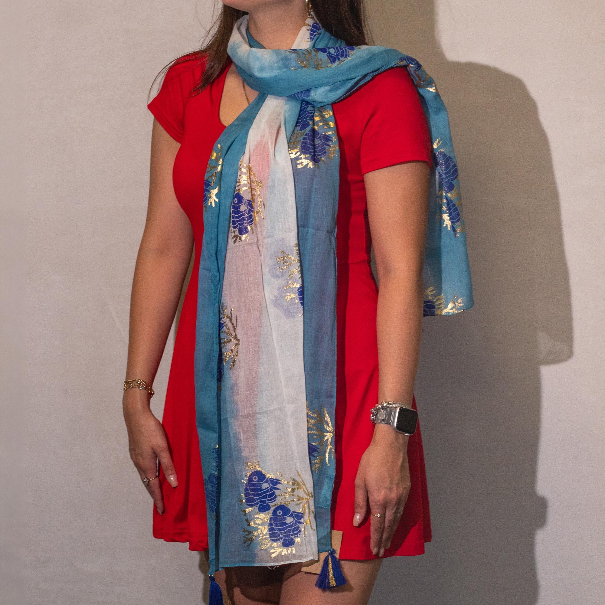 Bufanda - Colección Nómada Sari Mediterráneo