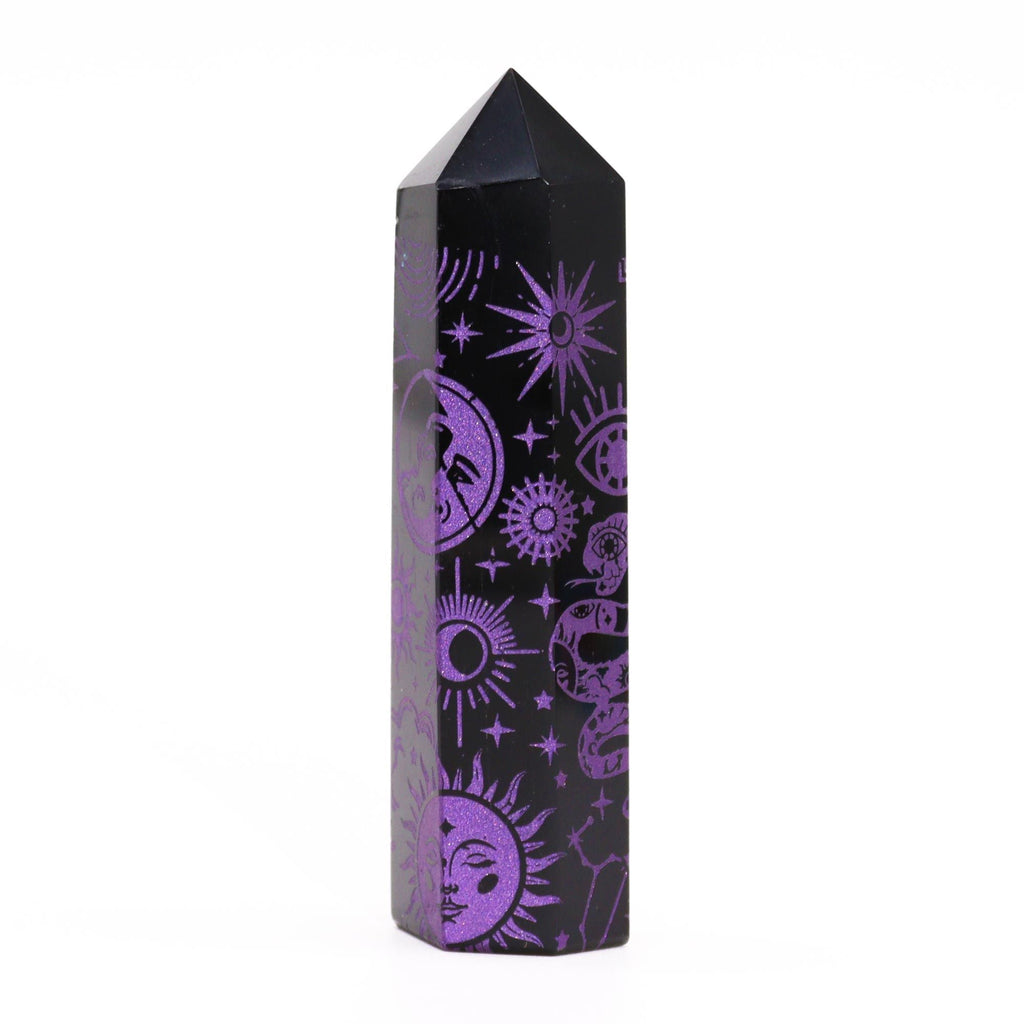 Punta de Obsidiana Negra Natural ( 5 modelos )