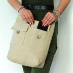 Bolso de Dos Bolsillos Tonos Naturales ( 8 modelos )