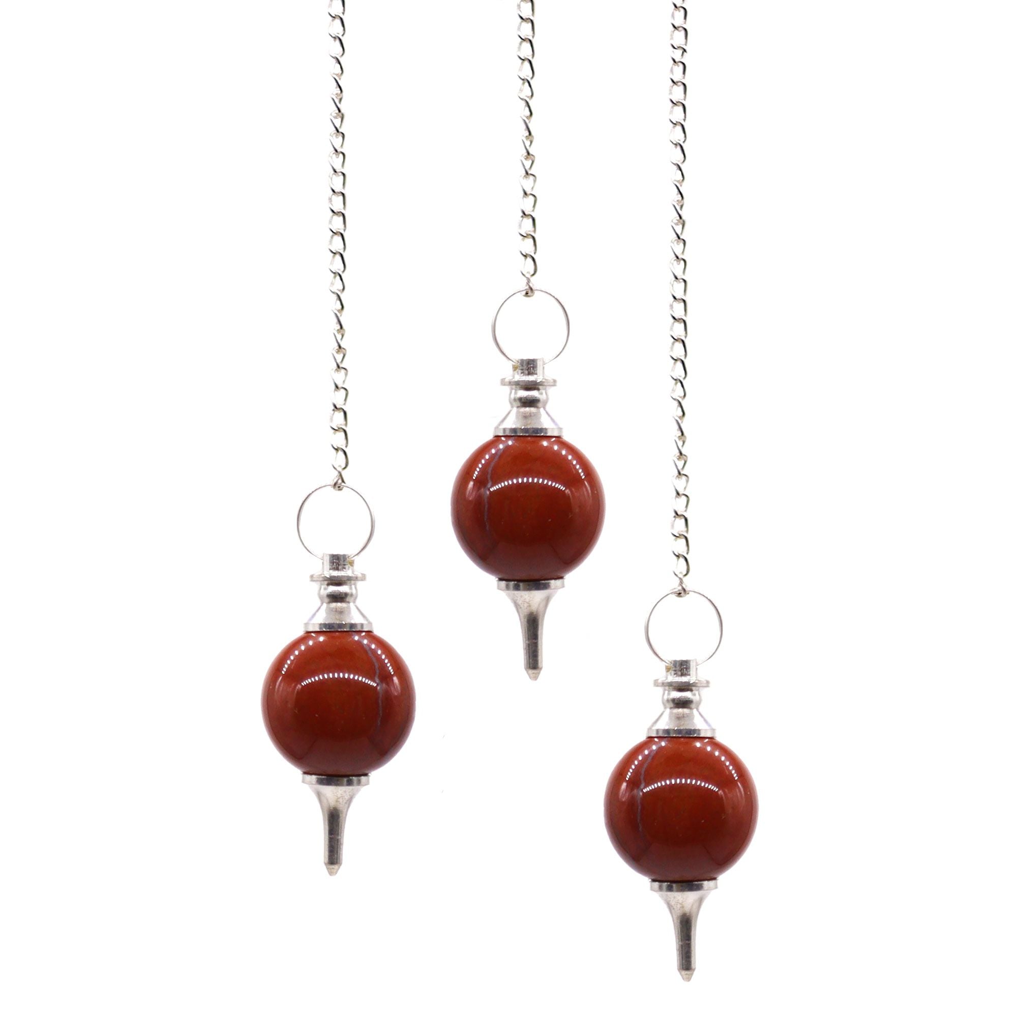 Péndulo Esfera de Gemas con Cadena ( 6 modelos )