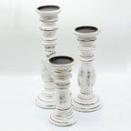Candelero Clásico - Blanco - 30x10cm - Mediano