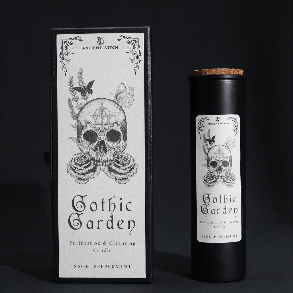 Velas Purificadoras de Brujas Antiguas - Jardín gótico - Limpieza y Purificación