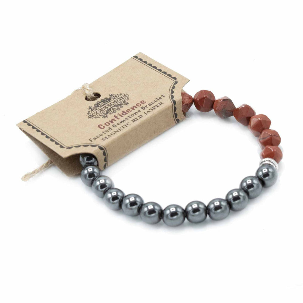 Pulsera de Piedras Naturales Facetadas – Ajuste Elástico ( 12 modelos )