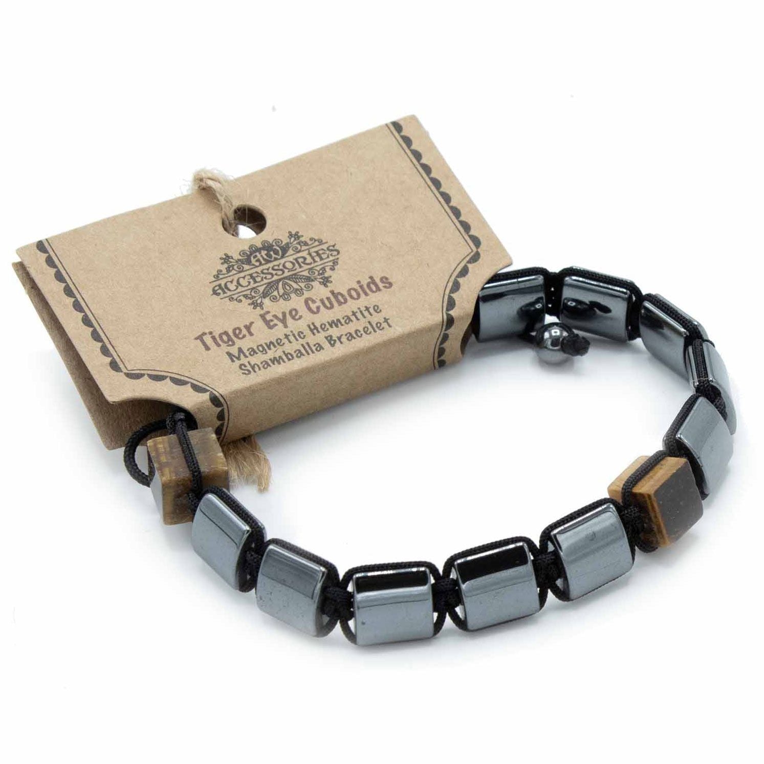 Pulsera Magnética de Hematita Estilo Shamballa – Ajustable ( 12 modelos )