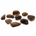 24x L Tumble Stones - Ojo de Tigre (dorada)