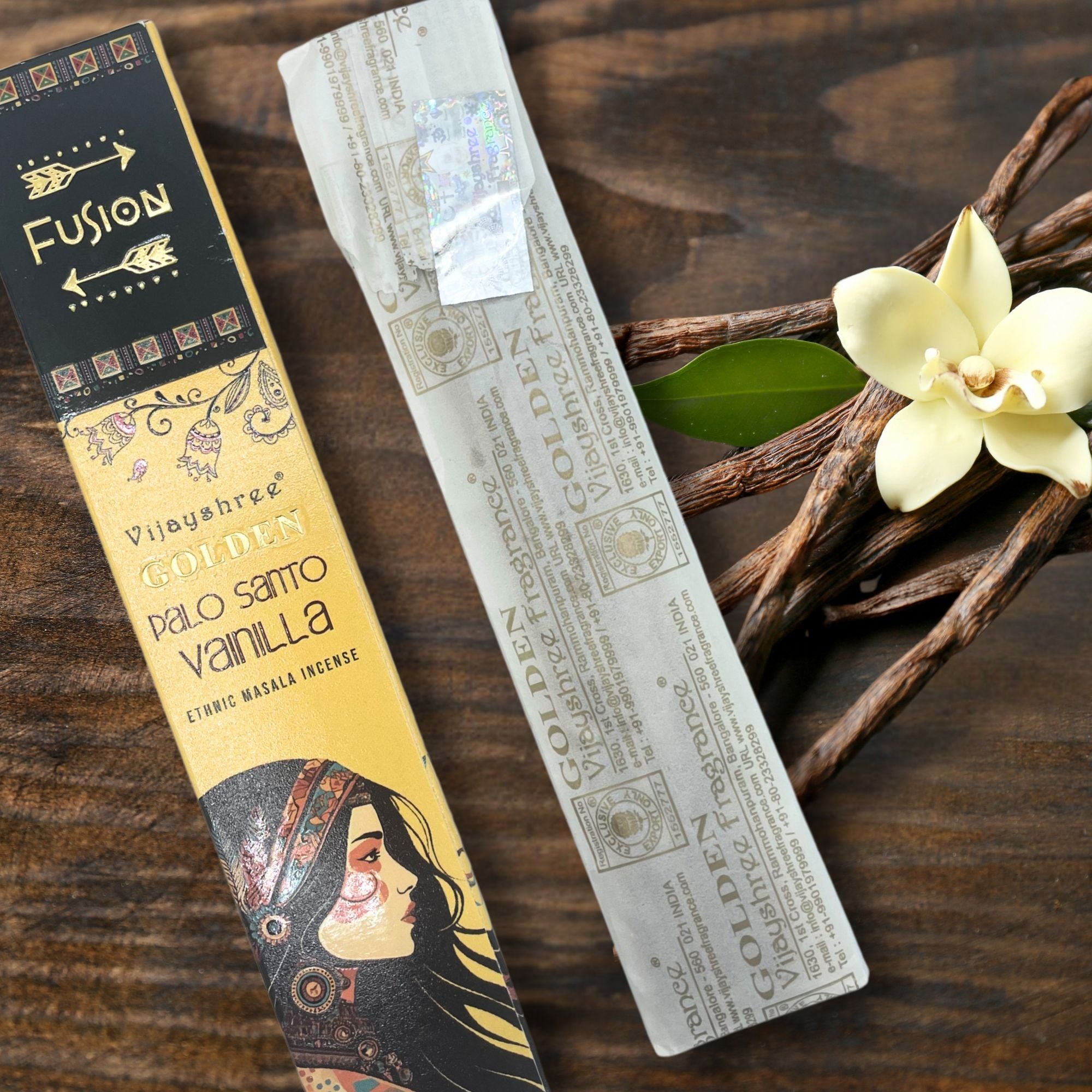 15g Palo Santo Dorado y Vainilla