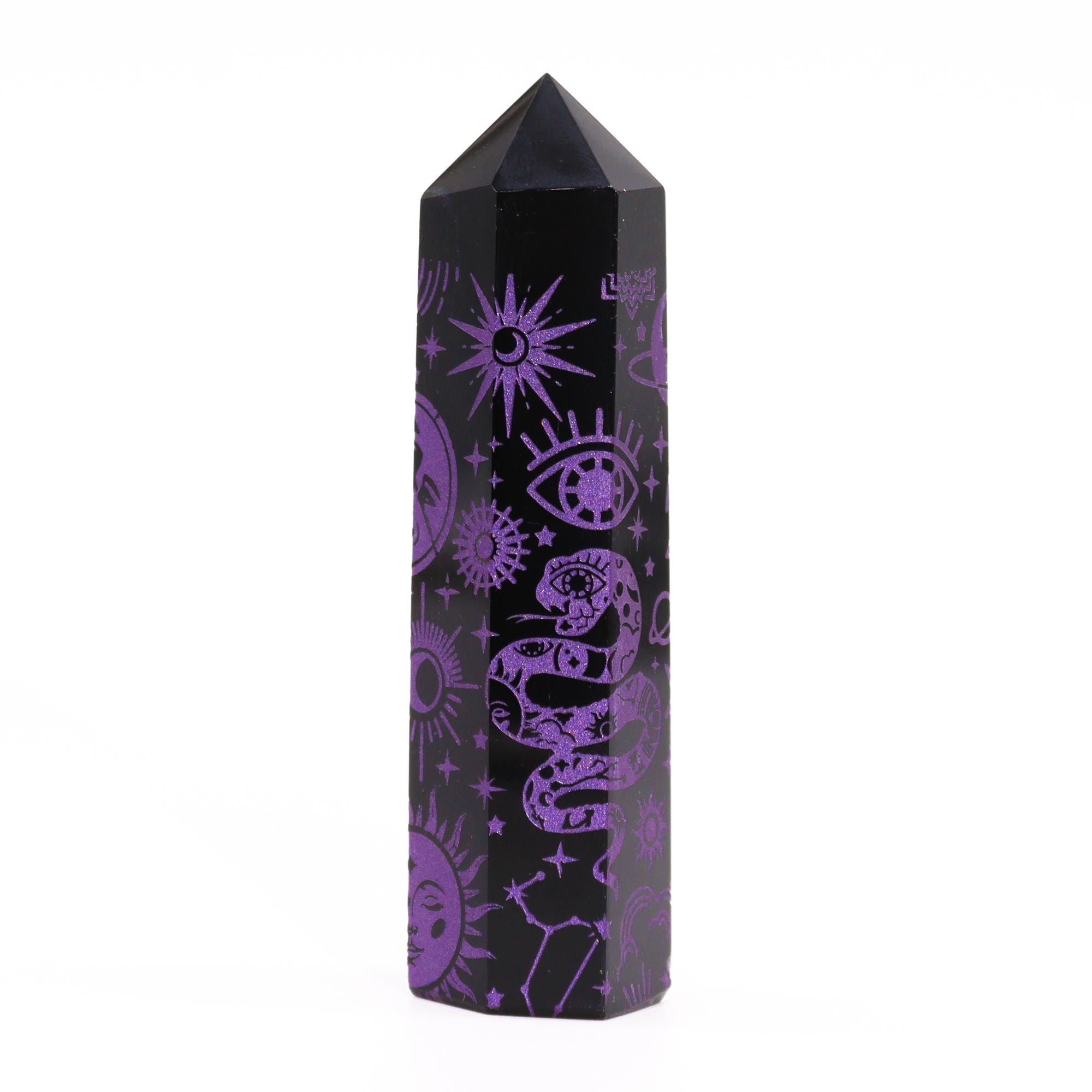 Punta de Obsidiana Negra Natural ( 5 modelos )