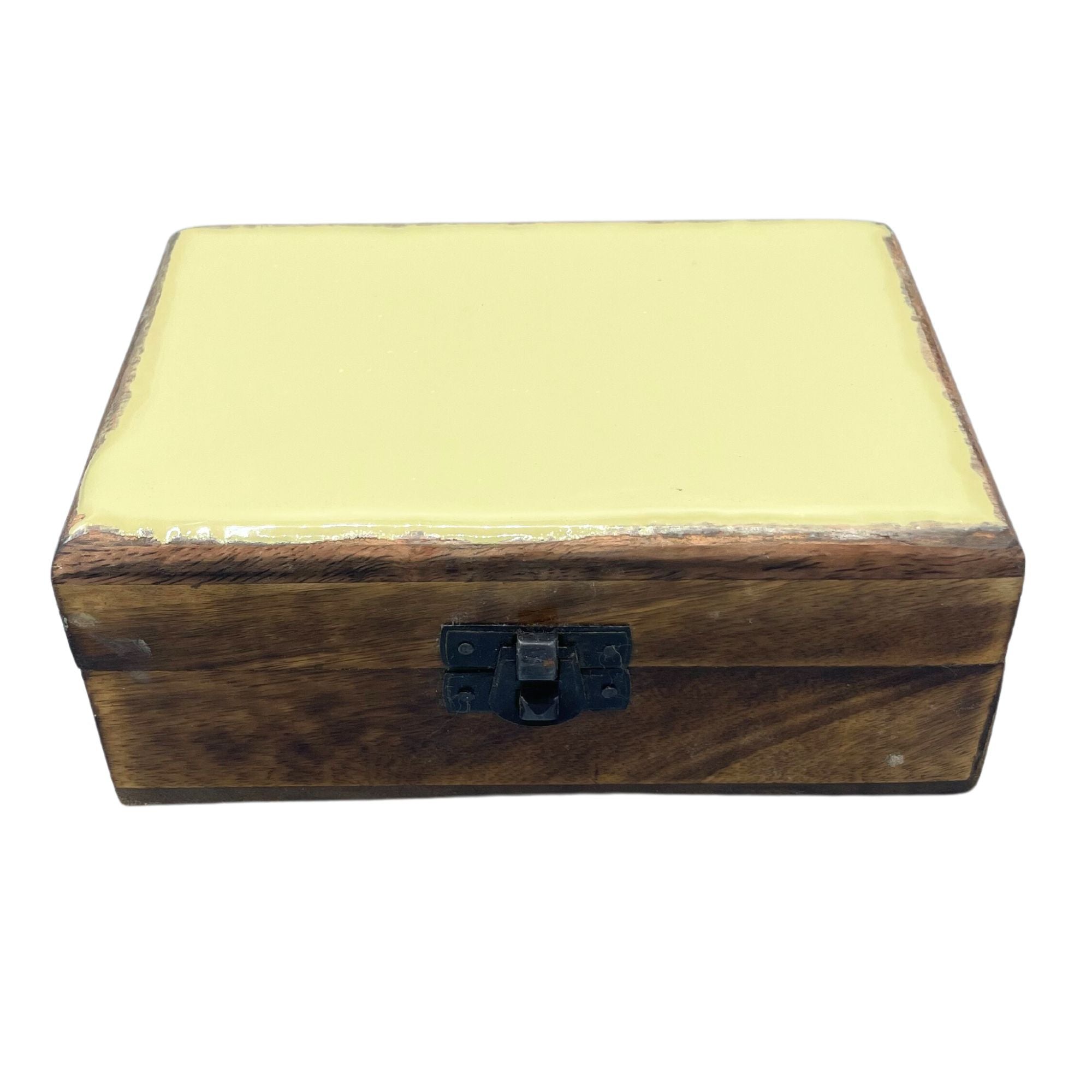 Caja de Madera con Acabado Cerámico (Artesanal) ( 22 modelos diferentes )