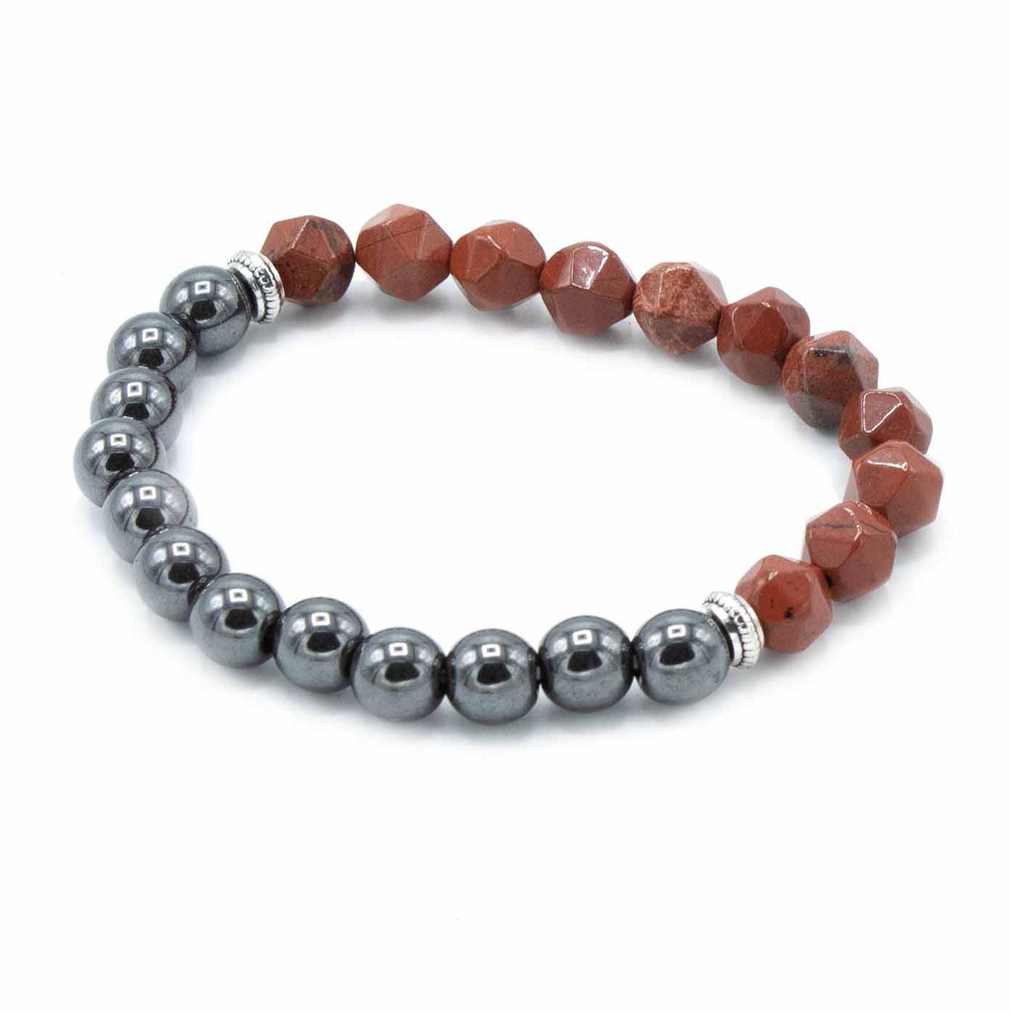 Pulsera de Piedras Naturales Facetadas – Ajuste Elástico ( 12 modelos )
