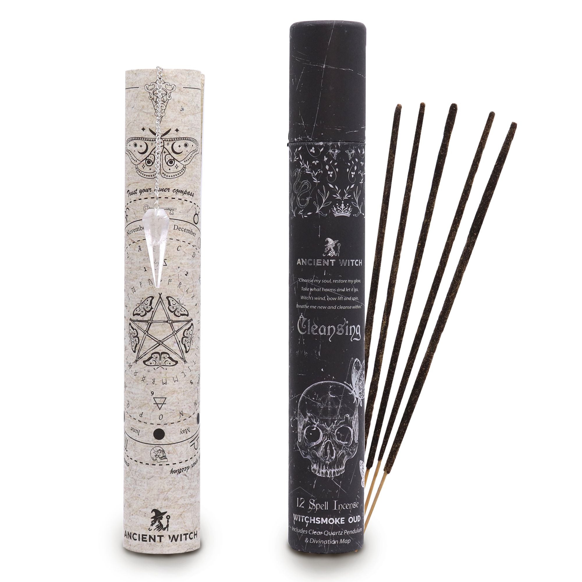 Incienso de Hechizo de Bruja Antigua + Péndulo ( 6 variantes )