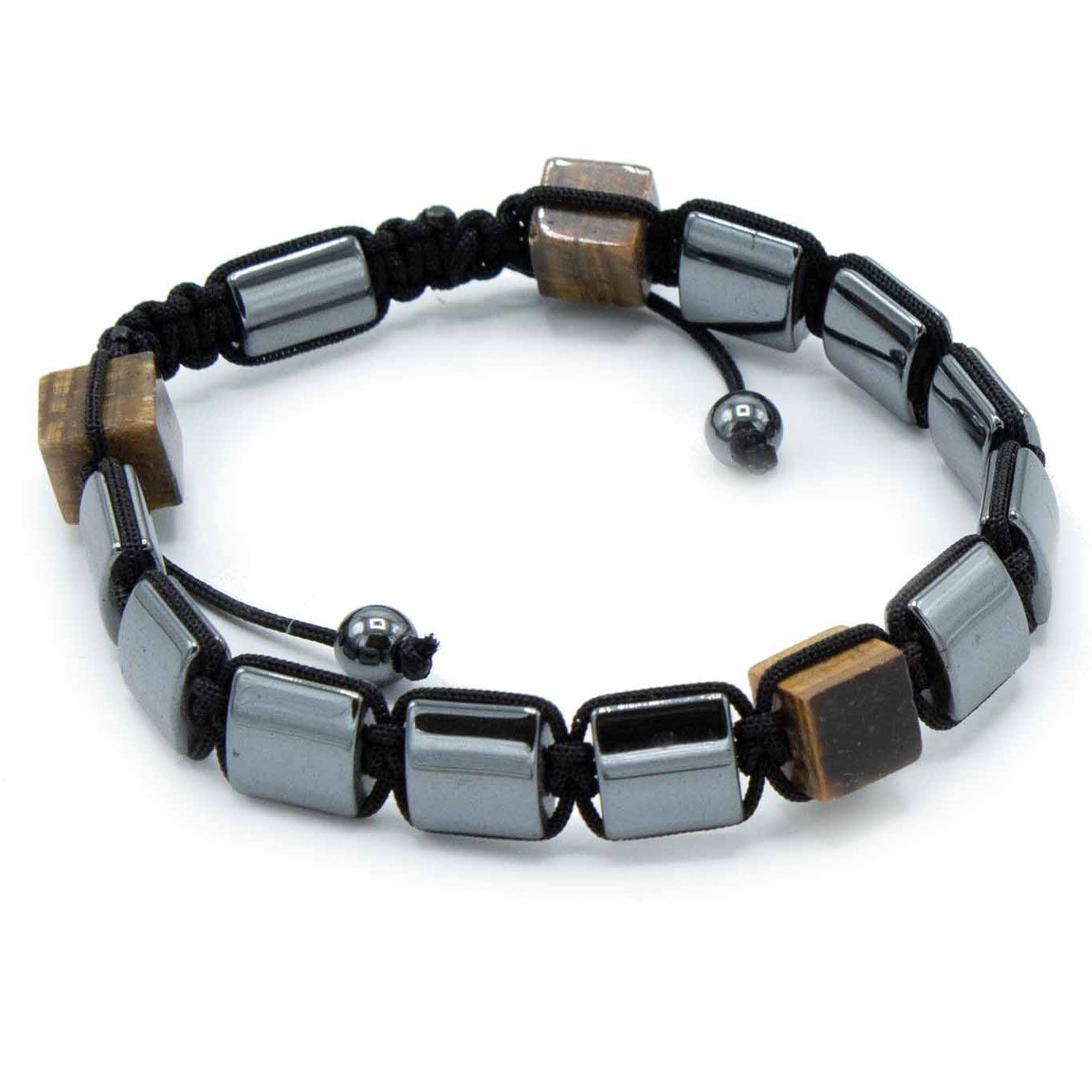 Pulsera Magnética de Hematita Estilo Shamballa – Ajustable ( 12 modelos )