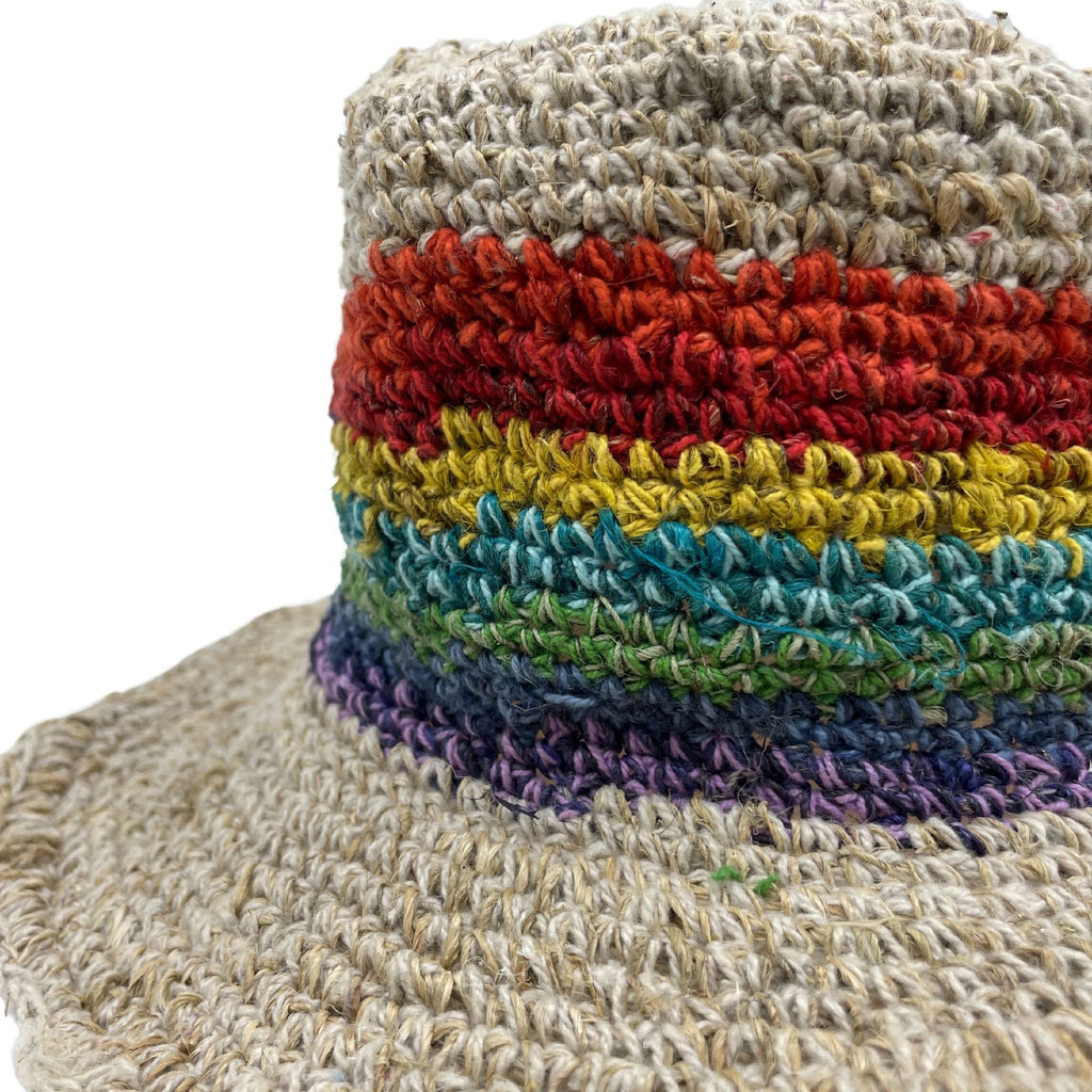 Sombrero de Festival Boho de Cáñamo y Algodón ( 6 modelos )