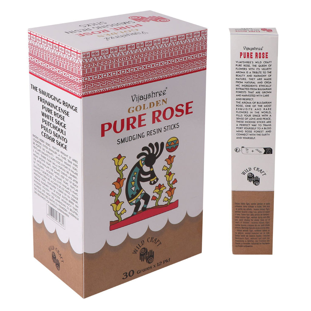 Varillas de resina para difuminar Doradas Rosa Pura de 30g (6 unidades)