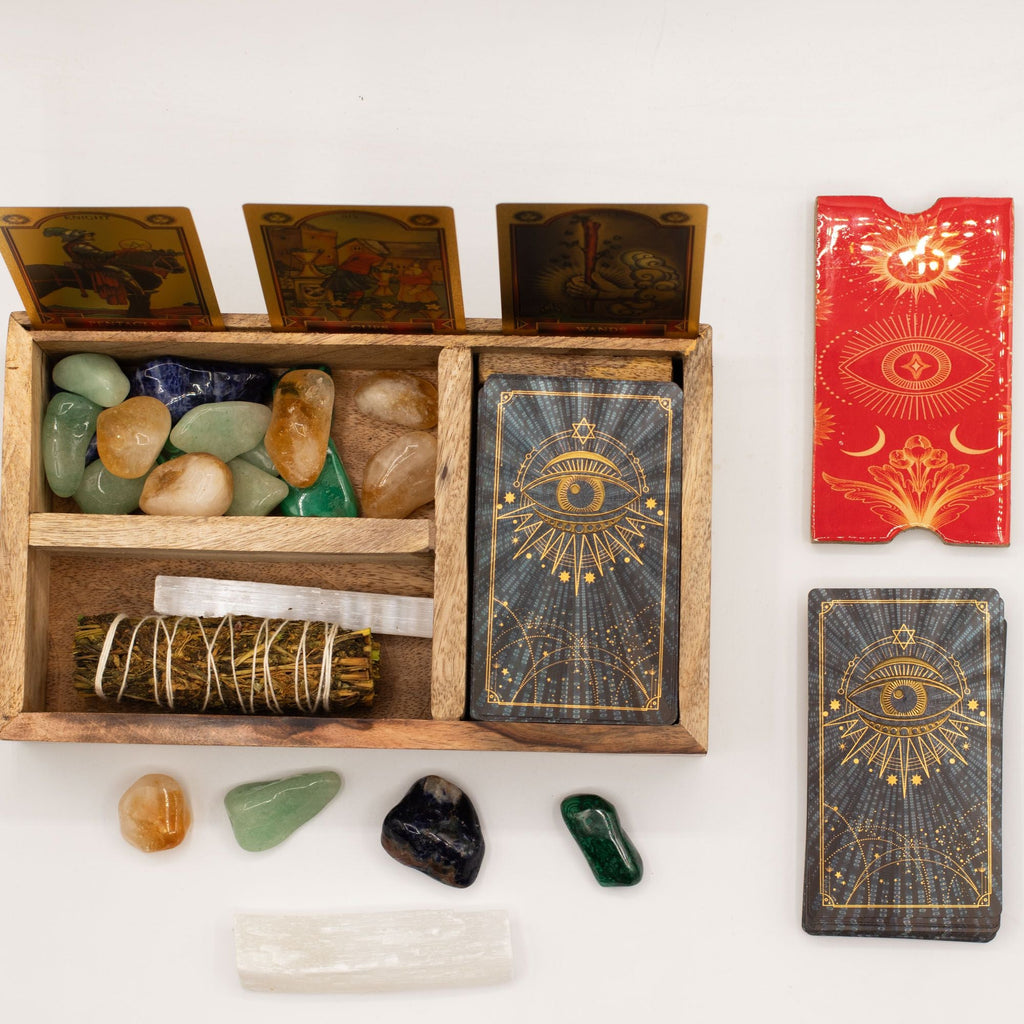 Caja de Tarot de Madera con Compartimentos ( 12 fabulosos modelos diferentes )
