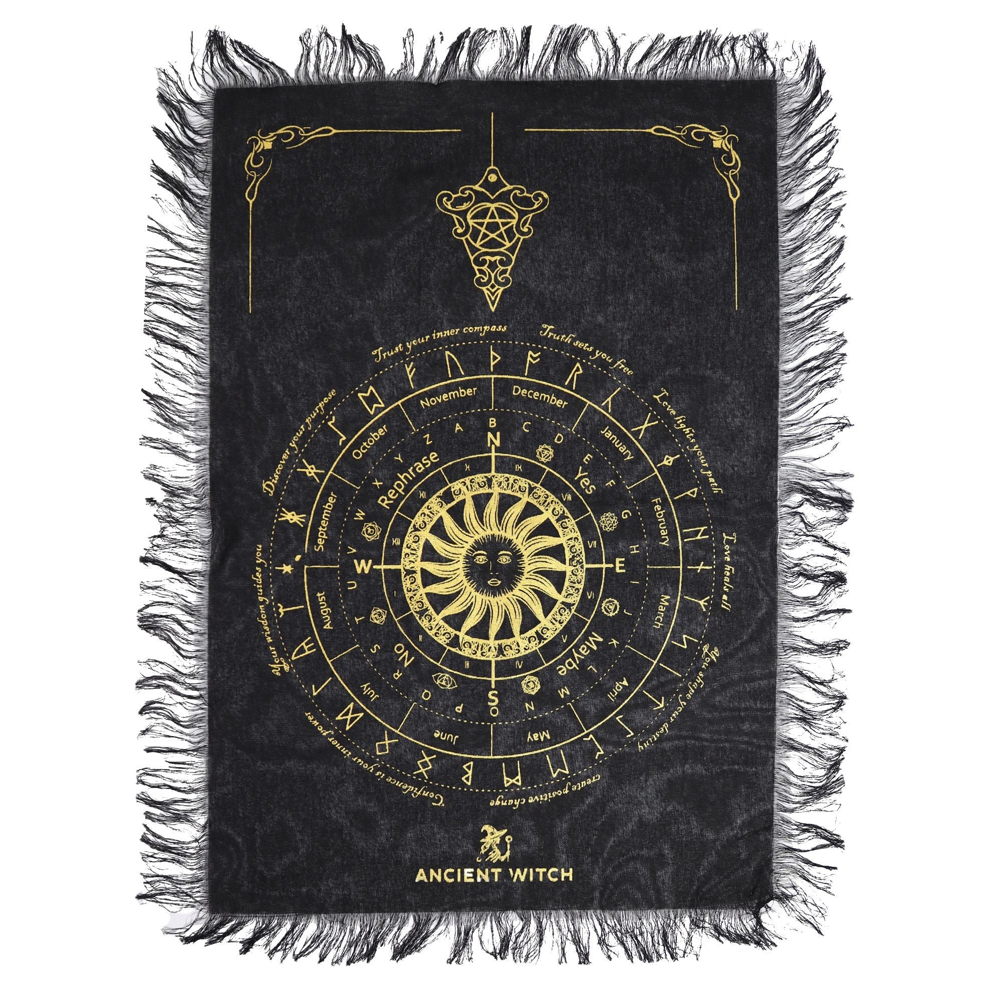 Paño Ritual y de Adivinación Ancient Witch (Algodón 30x46,5 cm)( 8 modelos )
