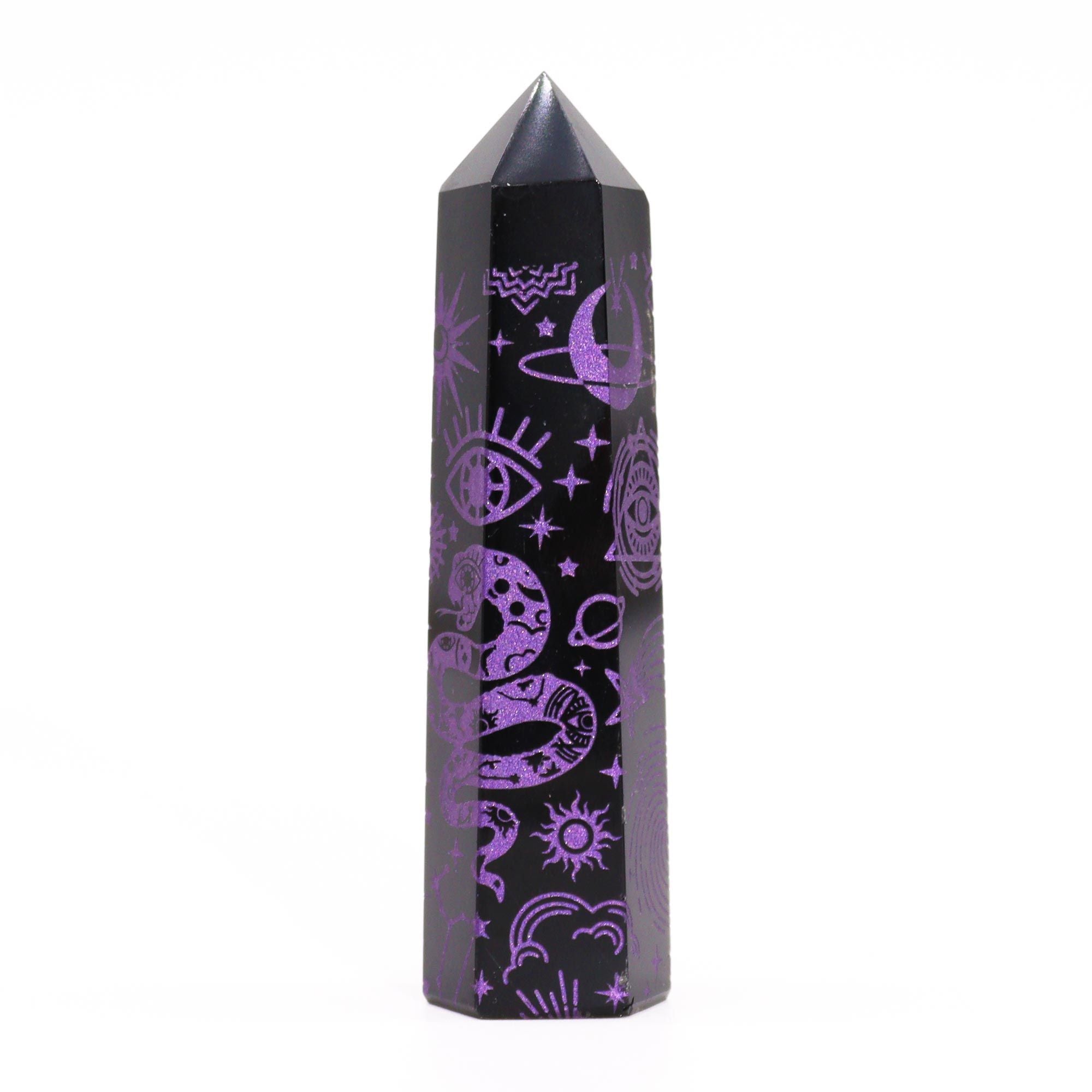 Punta de Obsidiana Negra Natural ( 5 modelos )