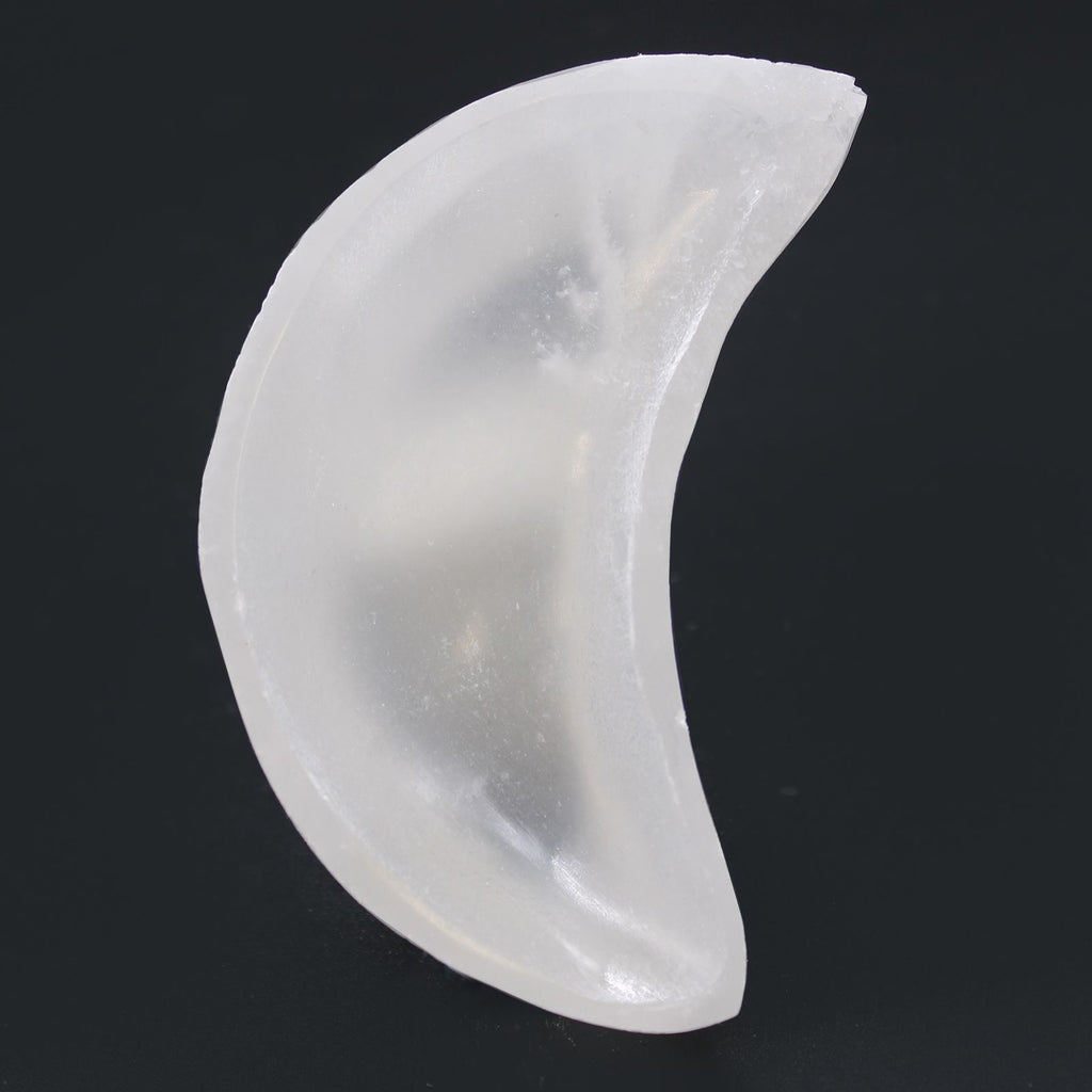 Cuenco de luna selenita - 10cm