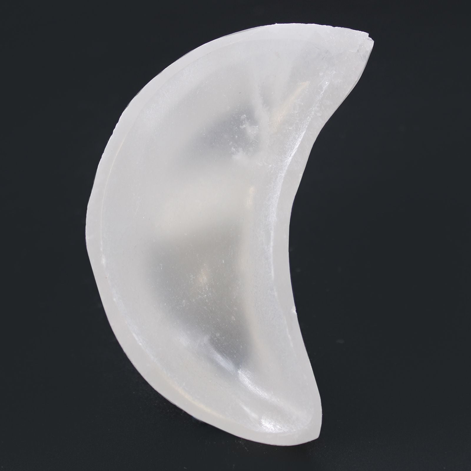 Cuenco de luna selenita - 10cm