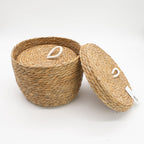 Cestas de Hoja de Plátano y Hierba Marina