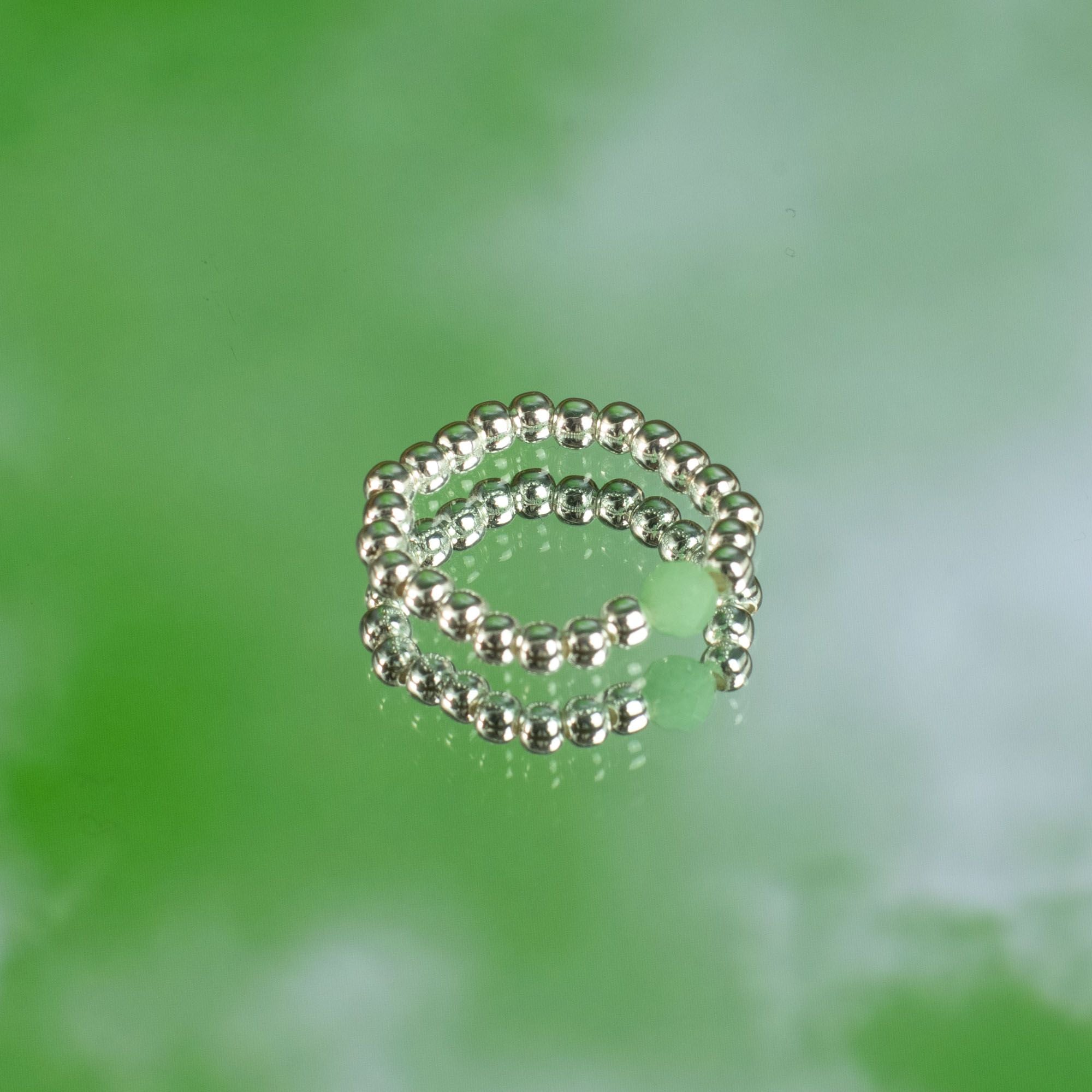 Conjunto de 3 Anillos con Gemas Ninfa ( 7 modelos )