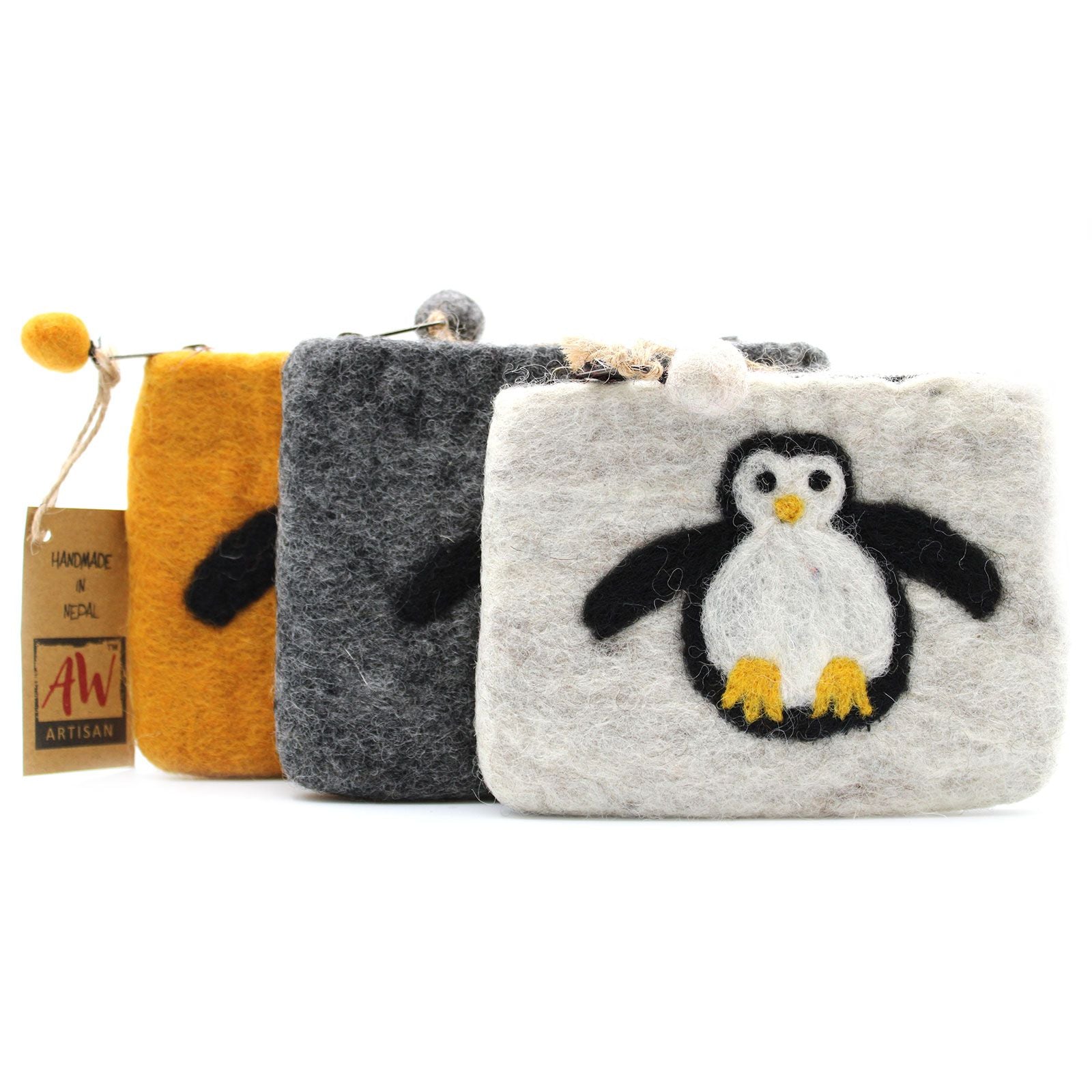Bolsos y Estuches (15cm-12cm) de Fieltro Natural ( 20 modelos )