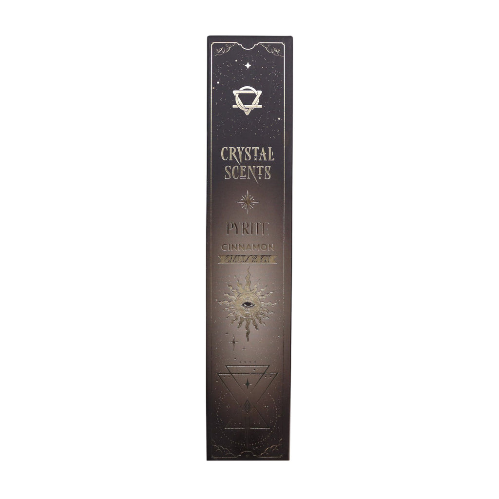 Incienso de purificación con fragancia de cristal de pirita - Canela