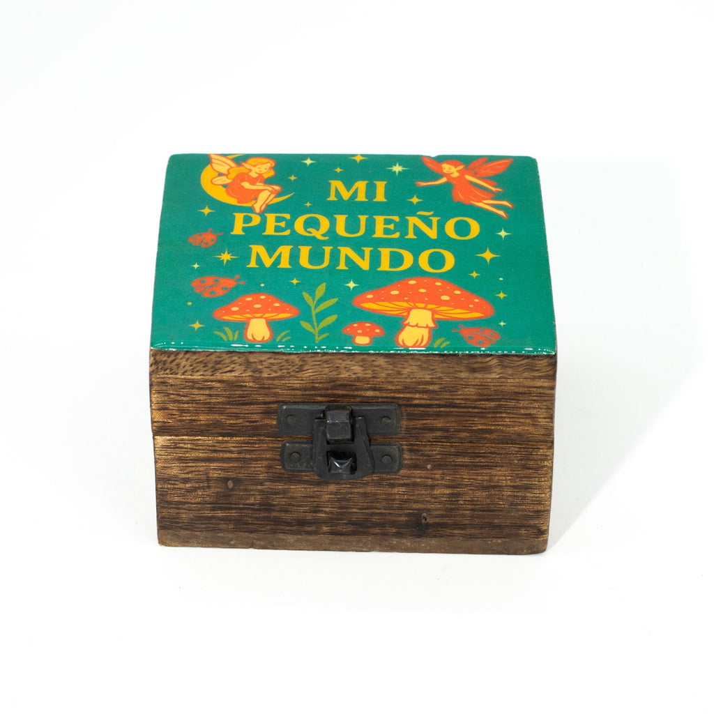 Caja de Madera con Acabado Cerámico (Artesanal) ( 22 modelos diferentes )