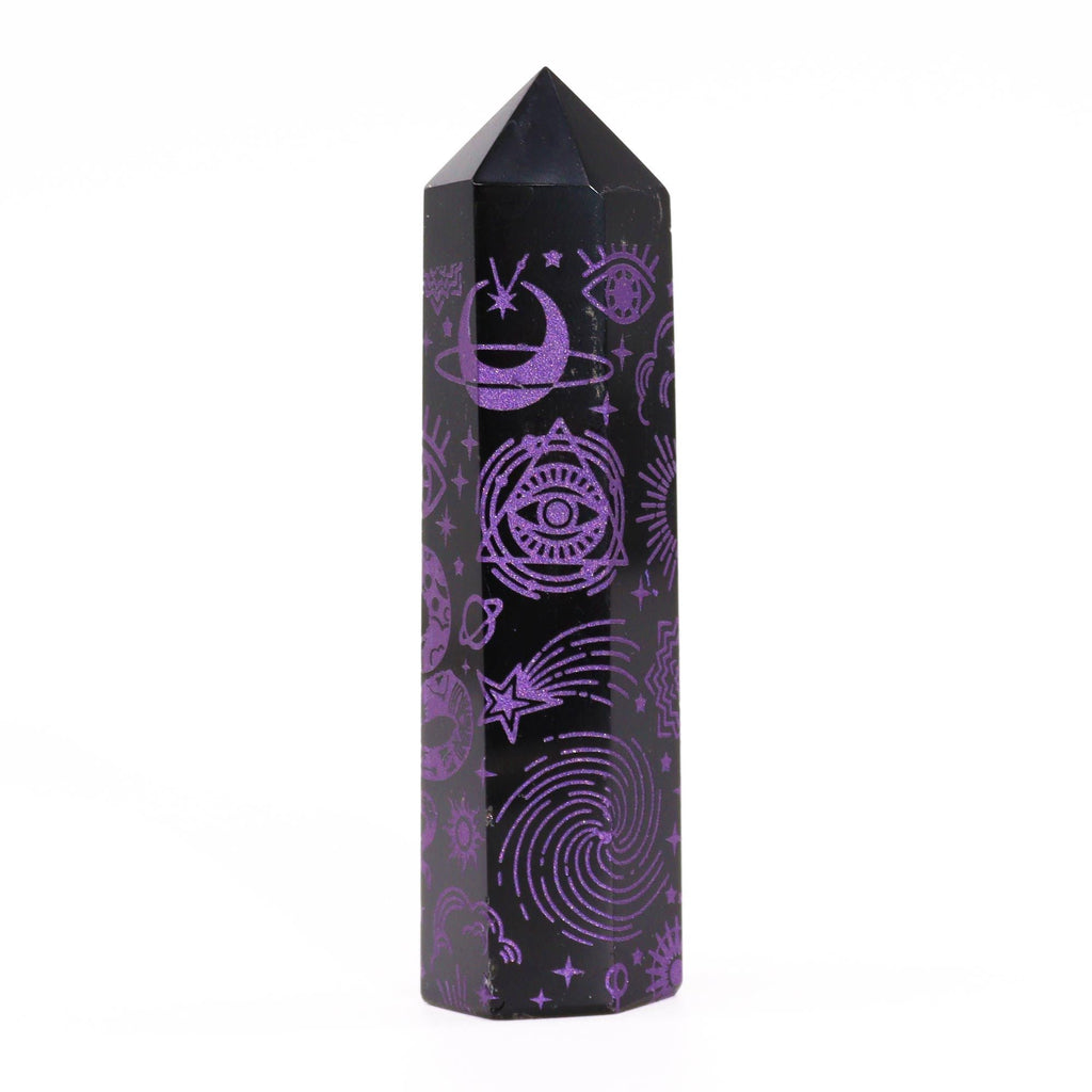 Punta de Obsidiana Negra Natural ( 5 modelos )